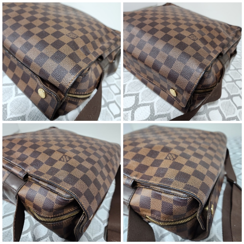 LOUIS VUITTON Damier Canvas Naviglio Messenger Bag Brown - Picture 13 of 14